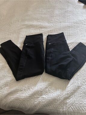Fabletics Black Girls' Performance Leggings - Twin Pair